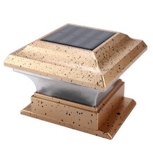 Solar Powered Fence Lamp Automatic Dusk