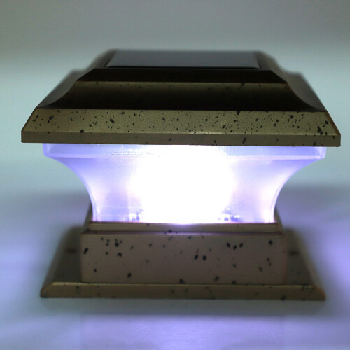 Outdoor Solar Deck Lamp with Auto-On 1