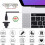 CY Mini USB2.0 5Pin Αρσενικό σε Micro3.0 Τύπου-B Θηλυκό Καλώδιο Προέκτασης με Βίδα 480Mbps 5