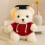 Graduation Bear Doll Soft Plush Doctoral Gown 23cm 5