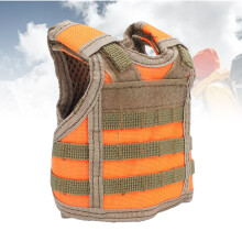 Oxford Cloth Beverage Vest for 12oz/16oz Cans, Adjustable Orange
