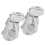 6Pcs Silver Locking Guitar Tuning Peg Set, 17.5mm Handle Length 4