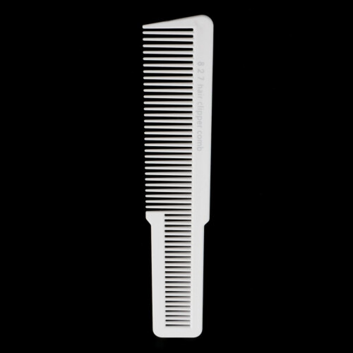 4x Professionele platte haarkam voor kappers en salons, wit 1
