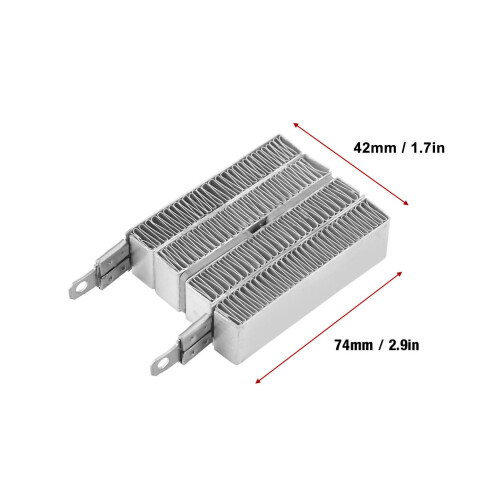 Ripple-Heizelement 70W 12V 74x42mm Farbe variiert 2