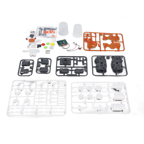 Solar Robot Kit Space Dog Model, Plastic, LR44 Battery, 150mAh