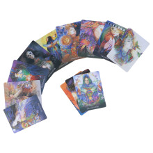 Beschichtete Papier-Tarotkarten Divinations-Deck – 10x7cm, Englisch, ab 6+