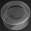 1Pc Round Acrylic Cake Display Board Cake  Smoother Scraper Cake Tray DIY Round Decor Cake Refillable Board(C) 3