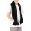 Heated Mink Wool Scarf with Pockets, Adjustable Temperature, Black 10