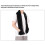 Heated Mink Wool Scarf with Pockets, Adjustable Temperature, Black 8