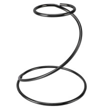 Rustproof Metal Coffee Dripper Stand - Black, 16.5x19.5cm