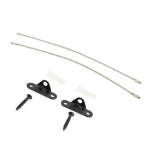 Stainless Steel Furniture Anchors, Adjustable Anti-Tip Safety Straps Kit