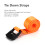 2 Stück orange Spanngurte 25 mm x 1,0 m Schwerlast 6