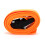 2 Stück orange Spanngurte 25 mm x 1,0 m Schwerlast 10