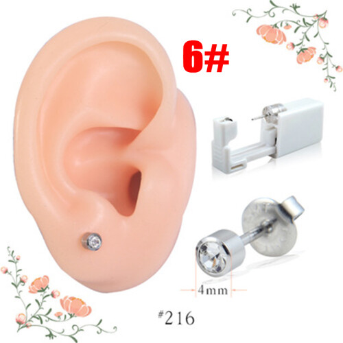 (6#) Safe Self-Piercing Kit w/ Stud - Easy Use