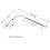 4X 90 Degrees Projector Screen Wall Mount L-Brackets Projection Screen Hanger Adjustable Mount for HD Projector Screens 8