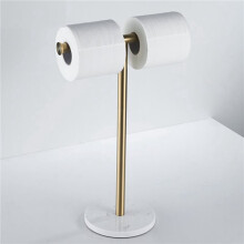 2X Porte-Serviettes en Forme de T avec Base en Marbre pour Comptoir de Salle de Bain, Porte-Serviettes de Cuisine, Porte-Serviettes Autoportant