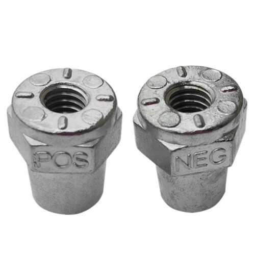 10 Pair 3/8inch Female Thread Positive Negative Battery Post Terminal Adapters Battery Cable Terminals 2