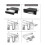 6X Gabinete de Backplane de Disco Rígido  III Interno de 5,25 Polegadas Sem Bandeja Interna Rack de Troca A Quente para HDD de 2,5/3,5 Polegadas 7