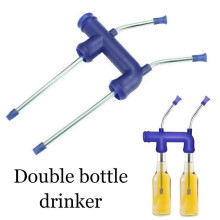 2X Dispensador de Cerveza con Esnórquel de Cerveza Doble para Fiestas Universitarias Fiesta Navidad Cumpleaños Año Nuevo