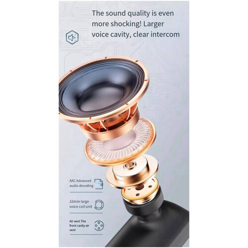 2X Intercom Small   Intercom with Headset External Sound Wireless Intercom Suitable for Beauty Salon Restaurants 2