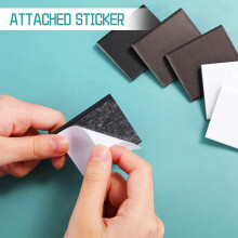 60 Pieces Door Corner Seals Exterior Door Weatherstrip Corner Seal Door Frame Wedge Seal Self-Stick Foam Draft Stopper