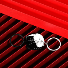 6X Couple Gift Keychain Cute Valentine'S Day Gifts for Him,Her,Cat Lover,Best Friend Husband Wife