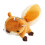 3X A Cute  Squirrel Plush Toy Doll Pendant Decoration Keychain Keyring Backpack Oversized Tail Squirrel 2