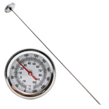 (-10-100/0-220) Garden Soil Thermometer - Long Stem, Accurate