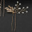 Gold Leaf Rhinestone U-Shape Hairpin 1