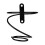 (Spiral Type) Metal Wine Rack - Wall Mounted Single Bottle Holder 1
