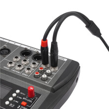 2X Cavo di Inserimento Splitter Y Stereo da 6,35 mm A 2 Connettori Mono da 6,35 mm Maschio Mono da 1/4 di Pollice A Doppio Connettore Audio Maschio da