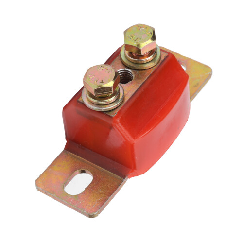 Polyurethane Trans Mount Chevy 58-01 Red
