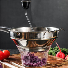 3X Mulino per Alimenti Rotativo nel Acciaio Inossidabile Ideale per Preparare Purea o Zuppe di Verdure Pomodori Utensili da Cucina Domestici Creativi