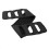 Black Multi-Purpose Bed Transfer Nursing Sling with Padded Handles 1