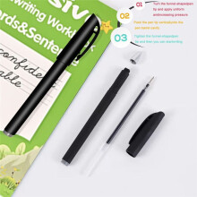 24Pcs Magic Pens & Refills,Compatible with Grooved Handwriting Practice for Kidsor Tracing Book,Disappearing Ink Pen Set