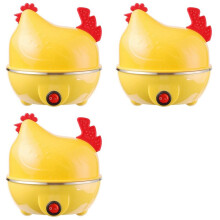 3X Multifunctional Egg Cooker, Egg Steamer, Automatic Power-Off, Multifunctional Egg Steamer, Boiled Egg US PLUG