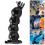FLW 268 Soft Monopod Gooseneck Action Camera Mount with 4 Sections, Black 4