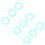 Bright 2000pcs Plastic Locking Stitch Markers for Crochet Knitting Sewing 12