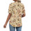 Women's  Short Sleeve Button-Down V-Neck Shirts-light khaki M 3
