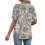 Women's  Short Sleeve Button-Down V-Neck Shirts-Dark Grey M 6