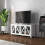 Homcom Mueble de TV Blanco 130 x 35 x 60 cm 2