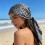 Elegant Leopard Pattern Head Scarf Square Bandana Scarf-Pink 3