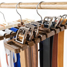 Multi-Functional Belt Storage Rack Tie Belt Hanger Wardrobe Belt Rotating Organizer Rack Scarf Hanger Home Closet 1PCS,C
