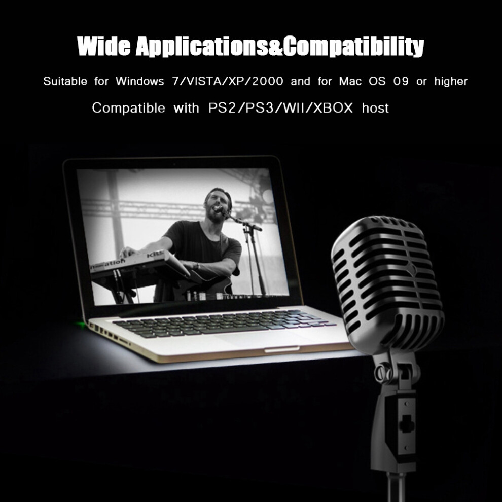 Xlr Female To Usb Mic Cable 2.8M Black 7340572981745