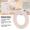 Light Grey Bobbin Storage Organizer for Sewing Machine Rubber DIY Tool 7