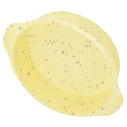Flexible Silicone Cake Pan, Dishwasher Safe