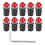 10pcs Universal M5 Windscreen Bolts for Bikes 13
