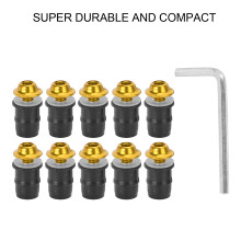 M5x16mm Motorcycle Screen Bolt Set 10 Pack