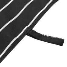 Restaurant Schal Kragen 100x9cm Schwarz Weiß