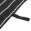 Service Schal Kragen 100x9cm Schwarz Weiß 7